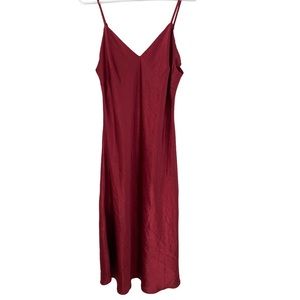 DRESS FORUM Satiny Slip Dress NWT